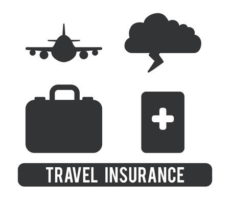 insurance graphic design , vector illustrationのイラスト素材