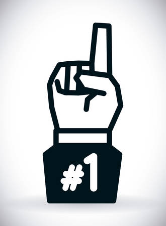 hand gesture graphic design , vector illustrationのイラスト素材