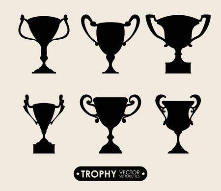 trophy graphic design , vector illustrationのイラスト素材