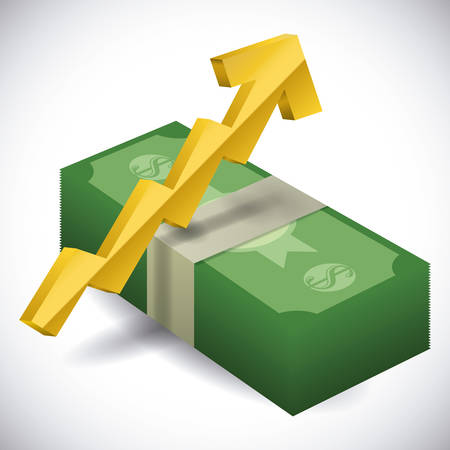profit graphic design , vector illustrationのイラスト素材