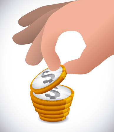 money graphic design , vector illustrationのイラスト素材