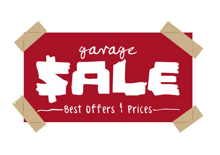 garage sale  design , vector illustrationのイラスト素材
