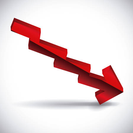 financial crisis graphic design , vector illustrationのイラスト素材