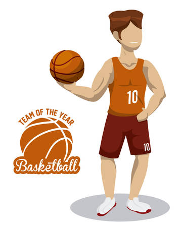 basketball design , vector illustrationのイラスト素材
