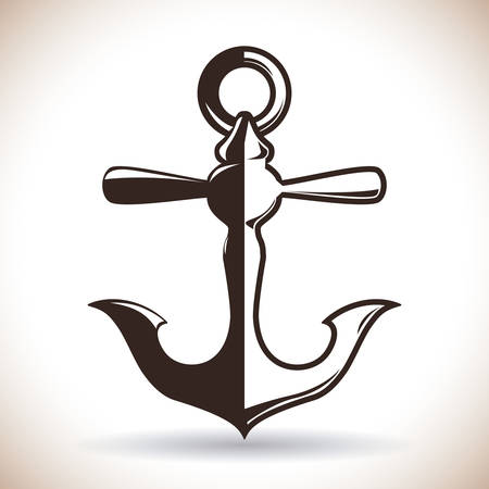 anchor design , vector illustrationのイラスト素材