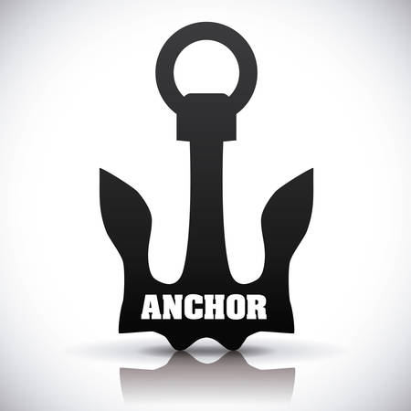 anchor design , vector illustrationのイラスト素材