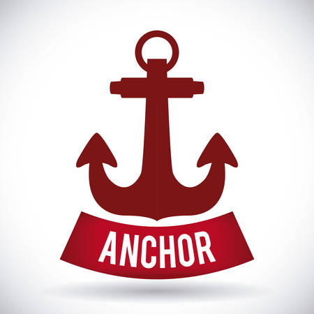 anchor design , vector illustrationのイラスト素材