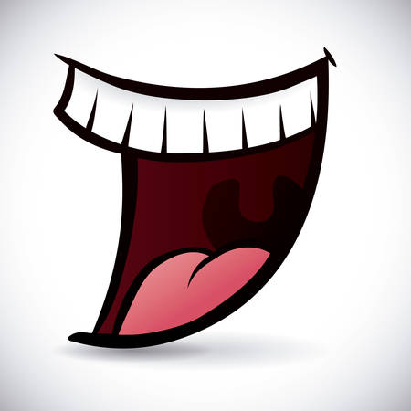 mouth design , vector illustrationのイラスト素材