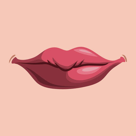 mouth design , vector illustrationのイラスト素材