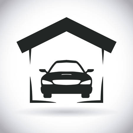 garage  design , vector illustrationのイラスト素材