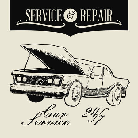 repair service  design , vector illustrationのイラスト素材