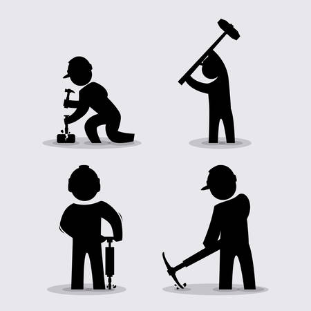 construction design , vector illustrationのイラスト素材