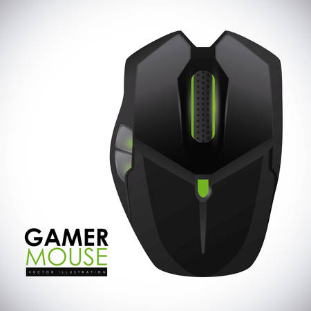 mouse icon design, vector illustration eps10 graphicのイラスト素材