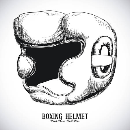 boxing label design, vector illustration eps10 graphicのイラスト素材