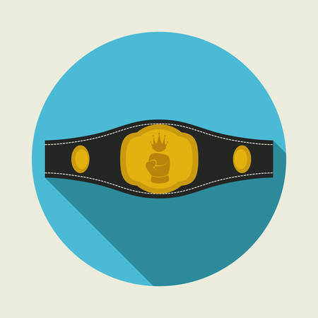 boxing label design, vector illustration eps10 graphicのイラスト素材