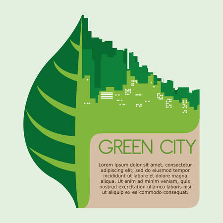 eco city design, vector illustration eps10 graphicのイラスト素材