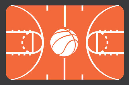 basketball poster design, vector illustrationのイラスト素材