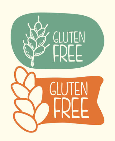 gluten free design, vector illustration eps10 graphicのイラスト素材