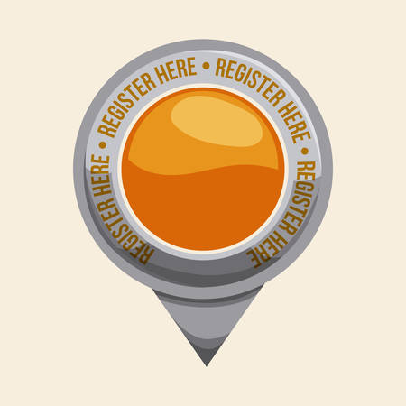 register button designのイラスト素材
