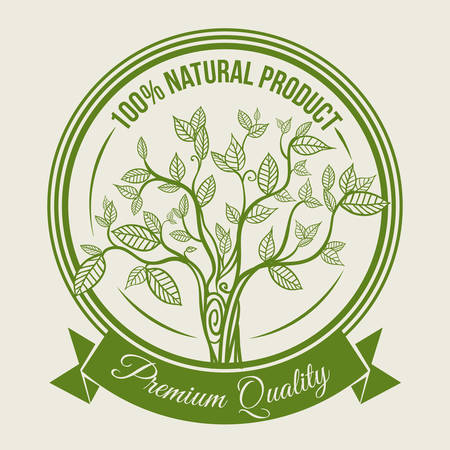 natural product design, vector illustration eps10 graphicのイラスト素材