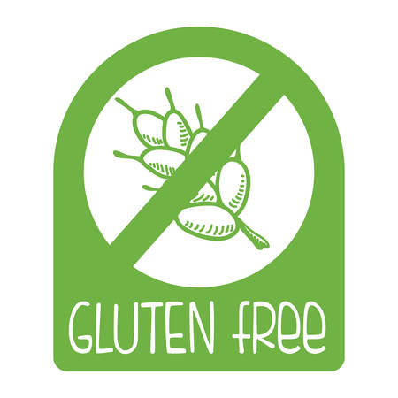 gluten free design, vector illustration eps10 graphicのイラスト素材