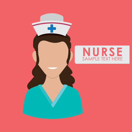 nurse woman design, vector illustration eps10 graphicのイラスト素材