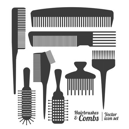 hairdressing icon design, vector illustration eps10 graphicのイラスト素材