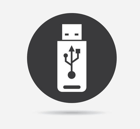 usb connection design, vector illustration eps10 graphicのイラスト素材