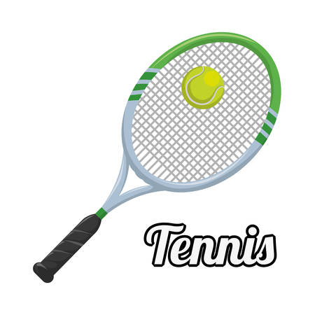 tennis sport design, vector illustration eps10 graphicのイラスト素材