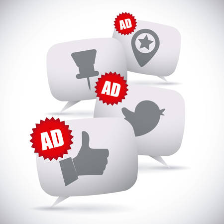 social advertising design, vector illustration eps10 graphicのイラスト素材