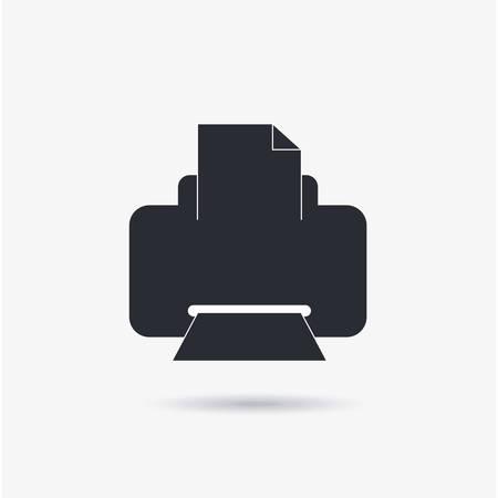 printer icon design, vector illustration eps10 graphic