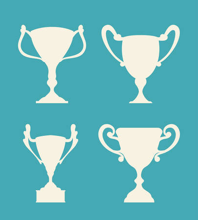 trophy icon design, vector illustration eps10 graphicのイラスト素材