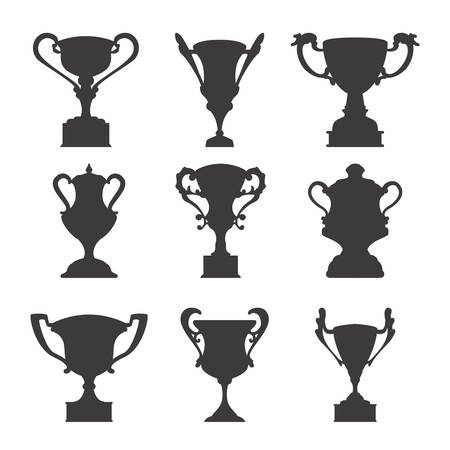 trophy icon design, vector illustration eps10 graphicのイラスト素材