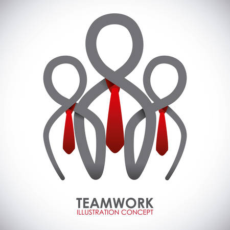 team work design, vector illustration eps10 graphicのイラスト素材
