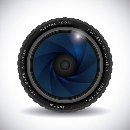 camera lens design, vector illustration eps10 graphicのイラスト素材