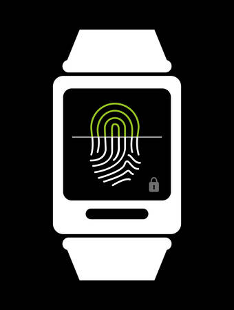 wearable technology design, vector illustration eps10 graphicのイラスト素材