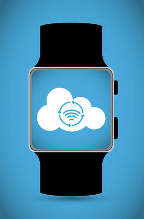 wearable technology design, vector illustration eps10 graphicのイラスト素材