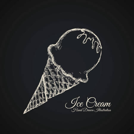 ice cream designのイラスト素材