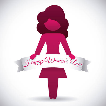 happy womens day designのイラスト素材