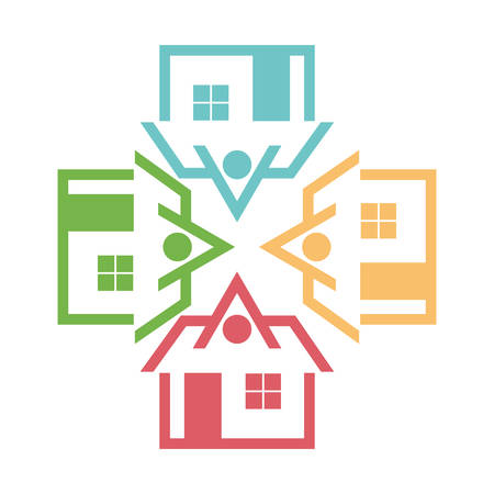 real estate designのイラスト素材