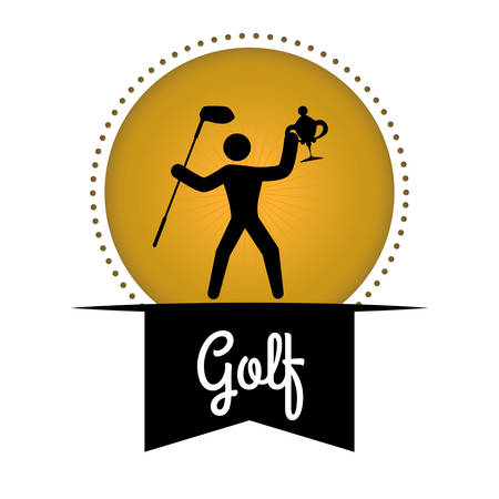 golf club designのイラスト素材