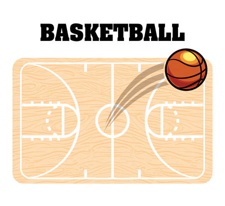 basketball sport designのイラスト素材
