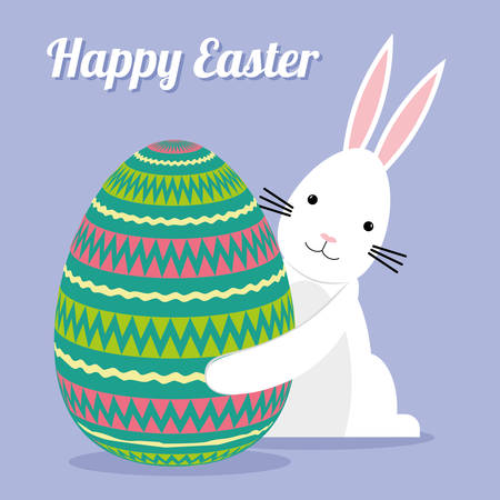 happy easter designのイラスト素材