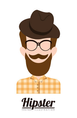 hipster style designのイラスト素材