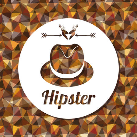 hipster style designのイラスト素材