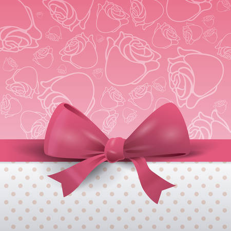 bow decoration design, vector illustration  graphicのイラスト素材