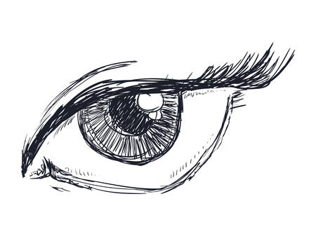 eye icon design, vector illustration  graphicのイラスト素材
