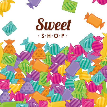 sweet shop design, vector illustration  graphicのイラスト素材