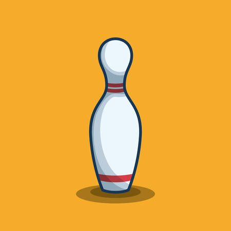 bowling sport design, vector illustration eps10 graphicのイラスト素材