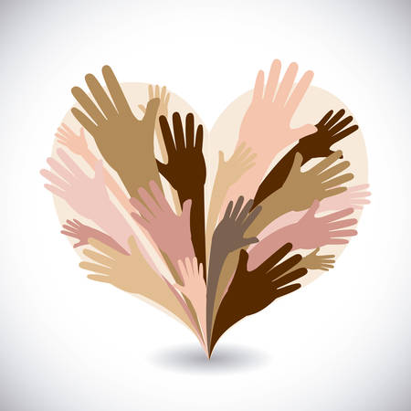 People design over white background, vector illustration.のイラスト素材